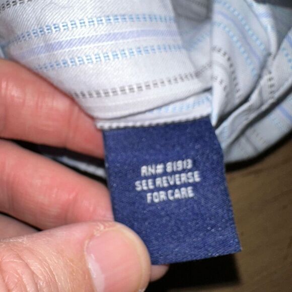 Robert Graham Mens Shirt XL Striped Button Down Flip Cuff Cotton Long Sleeve - Picture 6 of 9